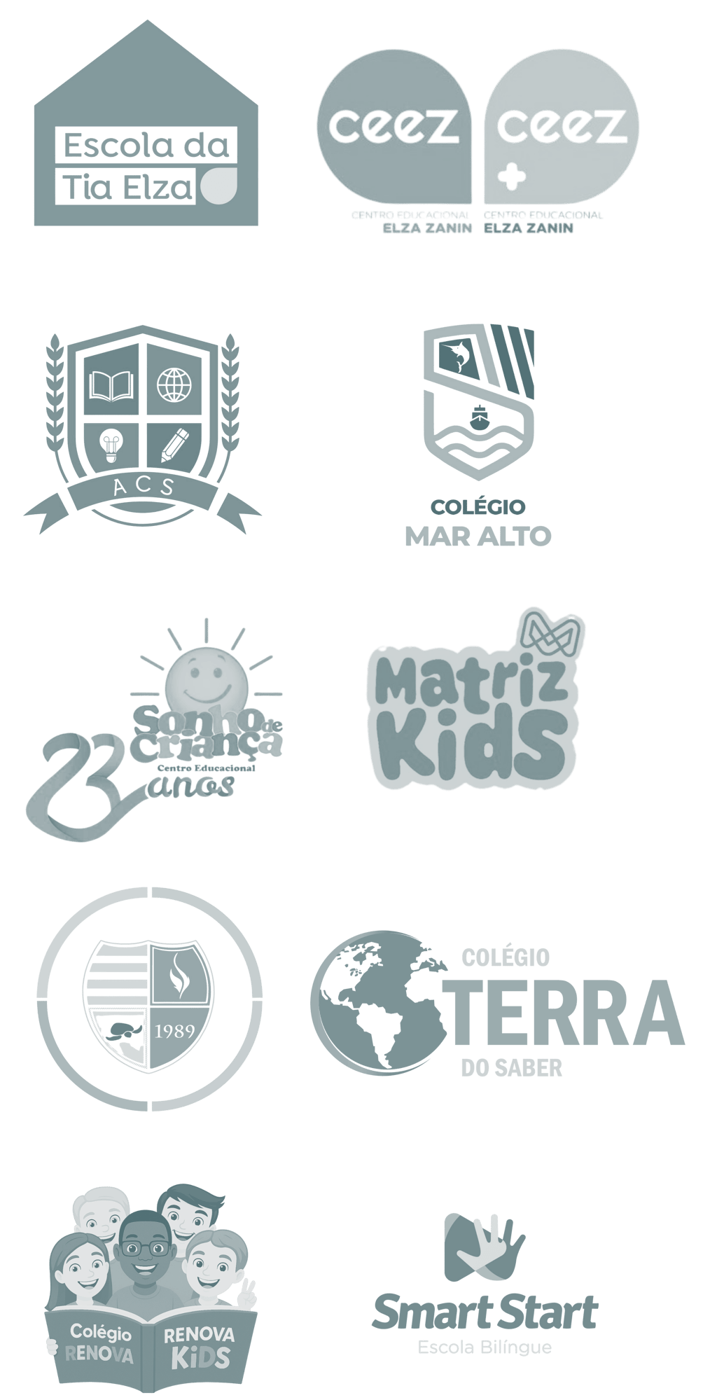 Logo escola web azul vertical Logo escola web azul vertical